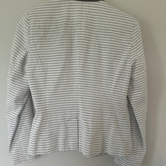 Merona grey and white blazer Size 6 - Picture 3 of 4